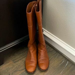 Tory Burch Riding Boots Brown aSZ 9 Wide Calf